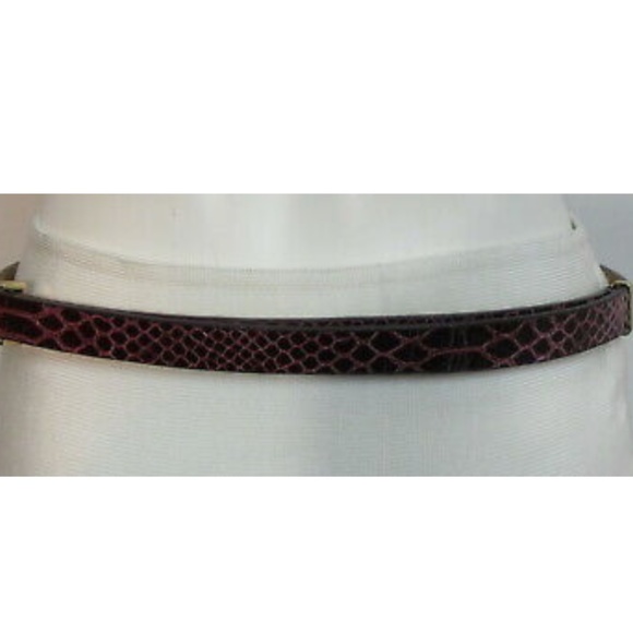 Kenneth Jay Lane Purple Adjustable Belt